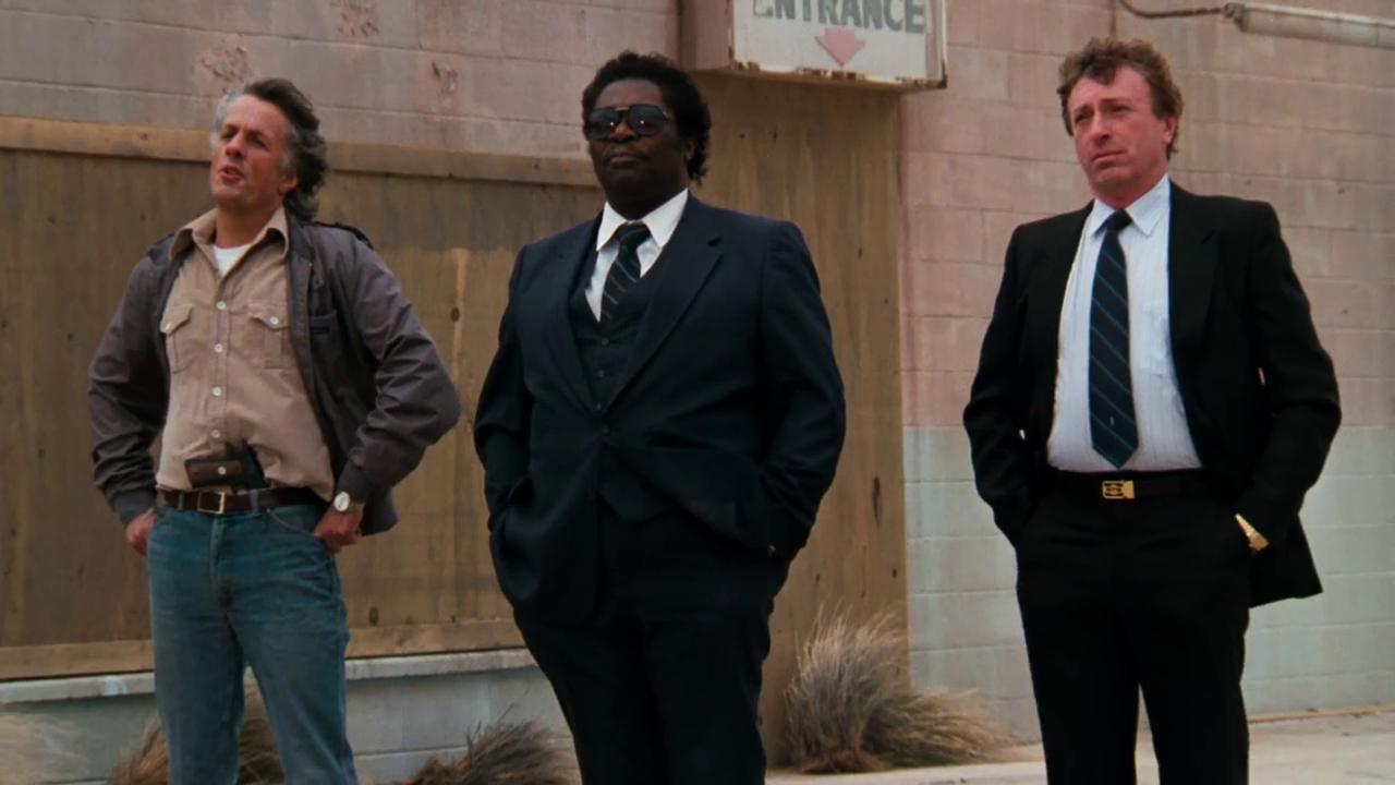 Michael Apted, Larry Cohen, and B.B. King in Spies Like Us (1985)