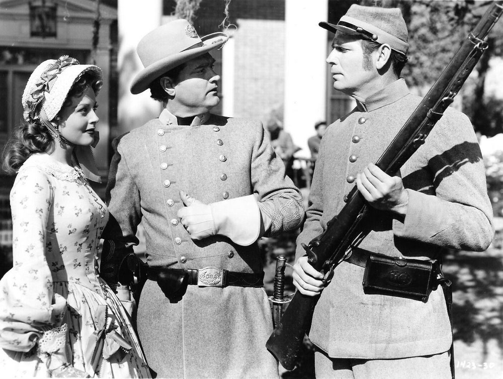 Arlene Dahl and Red Skelton in A Southern Yankee (1948)