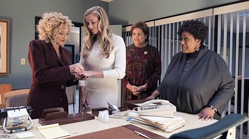 Edie Falco, Diane Sellers, and Taylor Kalupa in Law & Order True Crime (2017)