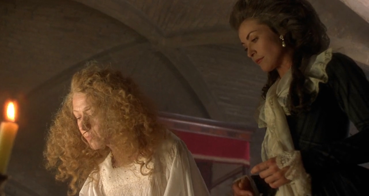 Amanda Donohoe and Helen Mirren in The Madness of King George (1994)