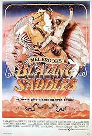 Mel Brooks and Cleavon Little in Blazing Saddles (1974)