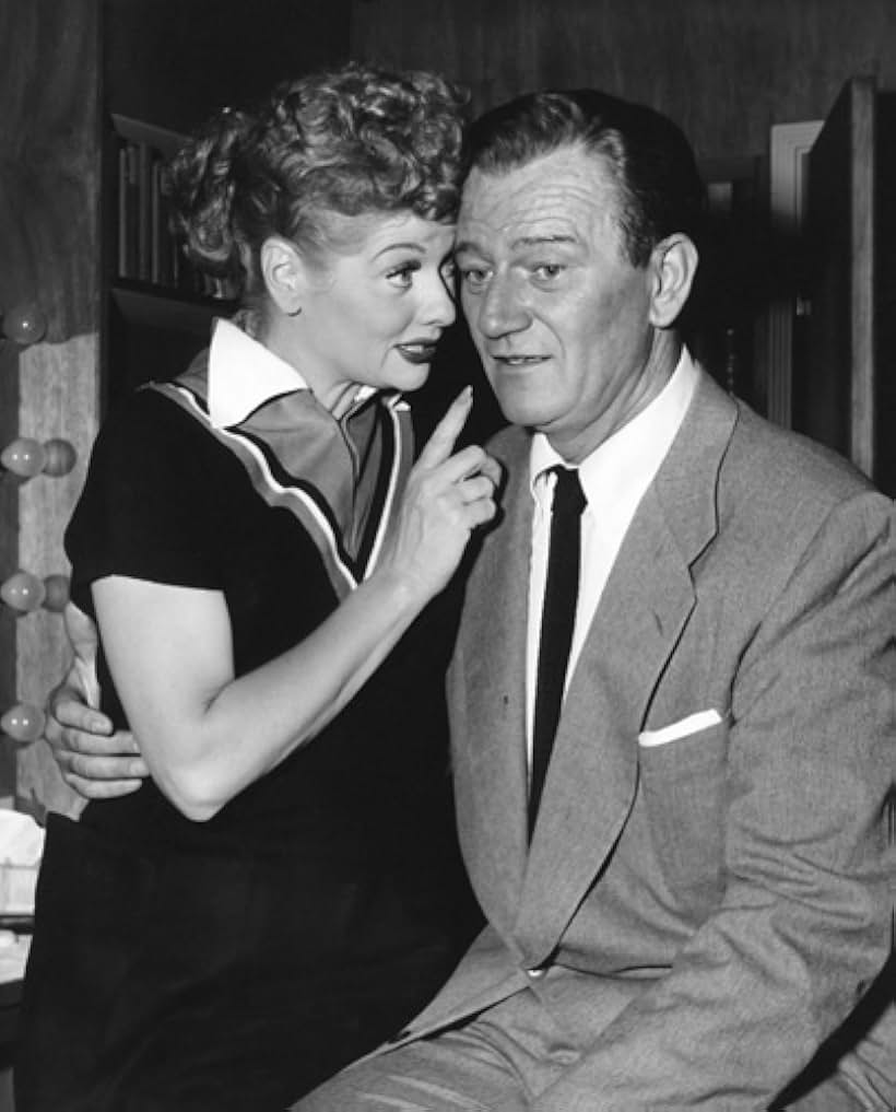 John Wayne and Lucille Ball in I Love Lucy (1951)