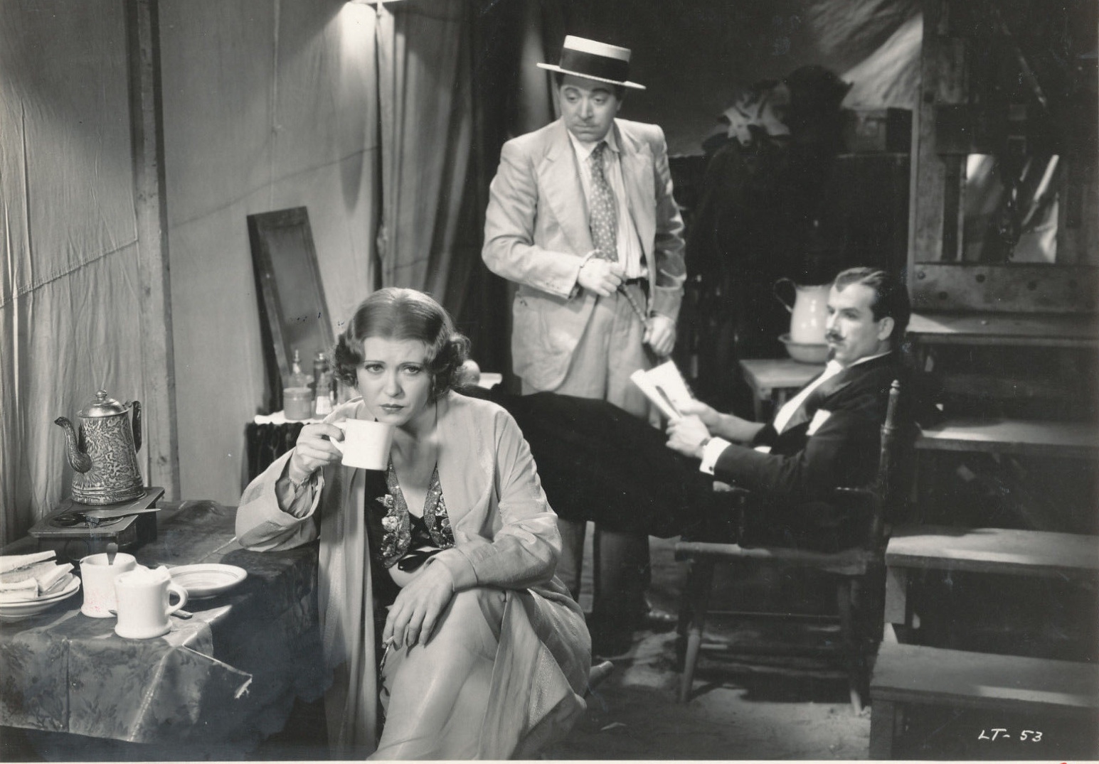 Ruth Chatterton, Frank McHugh, and Gordon Westcott in Lilly Turner (1933)