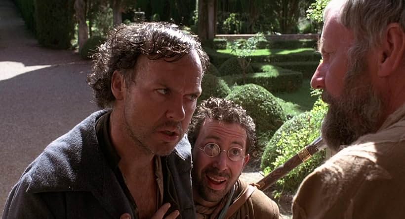 Michael Keaton, Richard Briers, and Ben Elton in Much Ado About Nothing (1993)