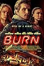 Josh Hutcherson, Suki Waterhouse, and Tilda Cobham-Hervey in Burn (2019)