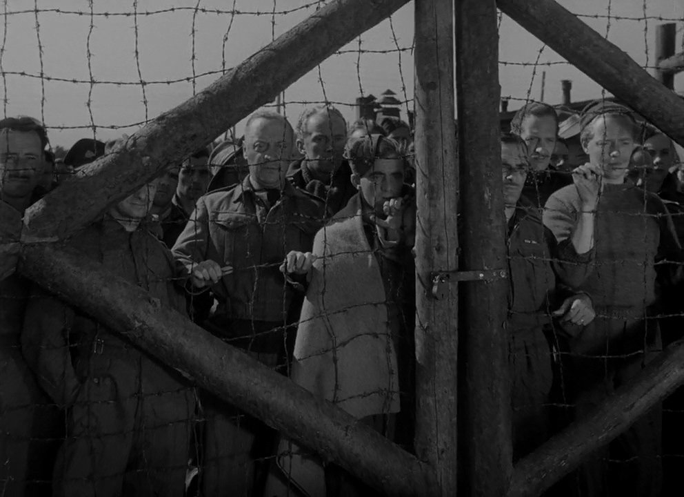 Jimmy Hanley, Guy Middleton, and Basil Radford in The Captive Heart (1946)