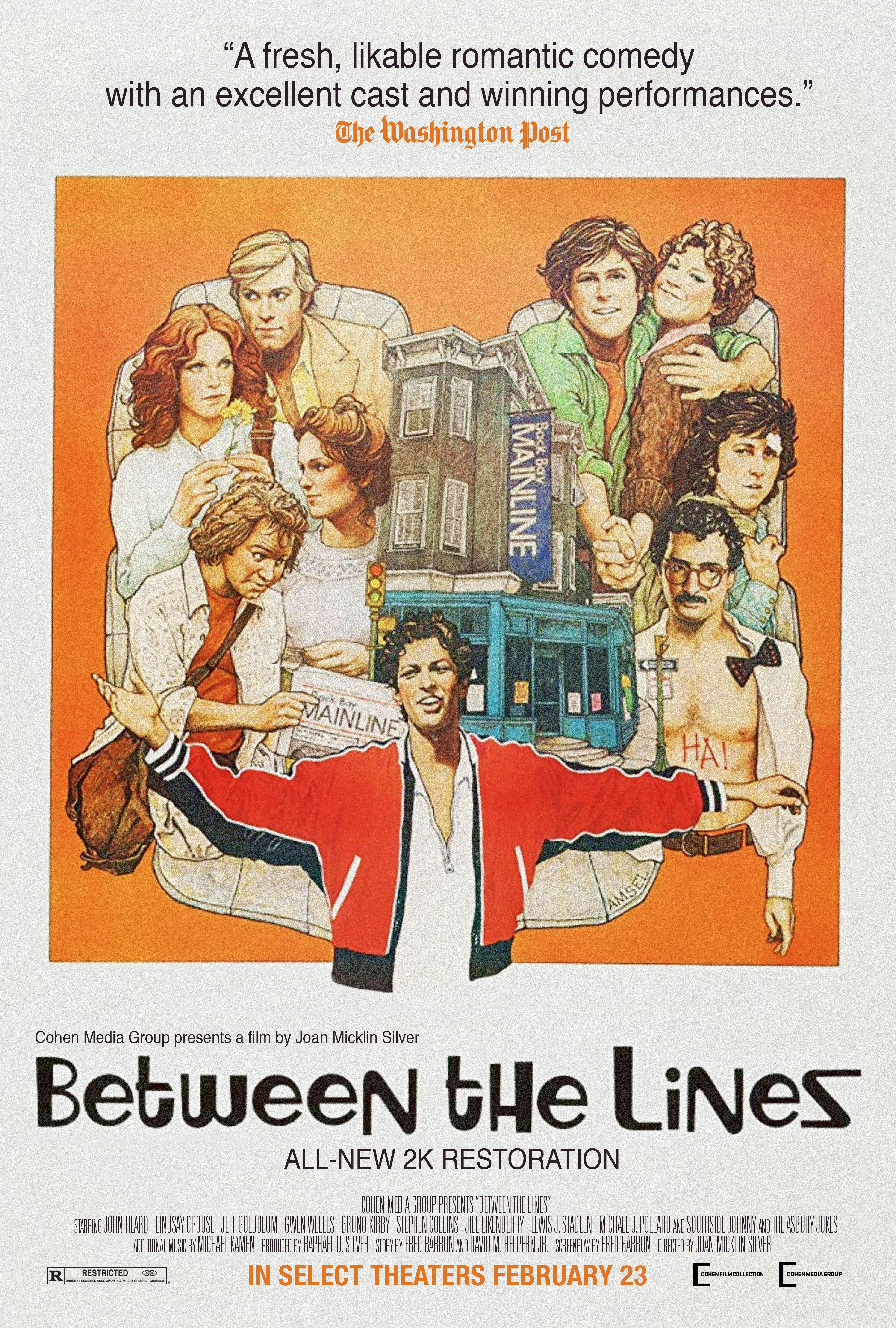 Jeff Goldblum, Lindsay Crouse, and John Heard in Between the Lines (1977)