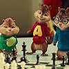 Justin Long, Jesse McCartney, and Matthew Gray Gubler in Alvin and the Chipmunks: The Squeakquel (2009)