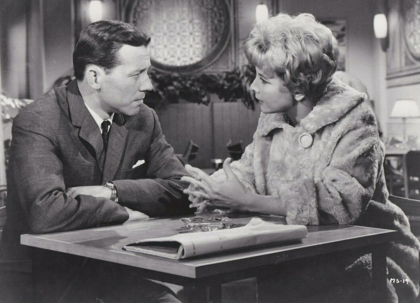 John Carson and June Thorburn in Master Spy (1963)