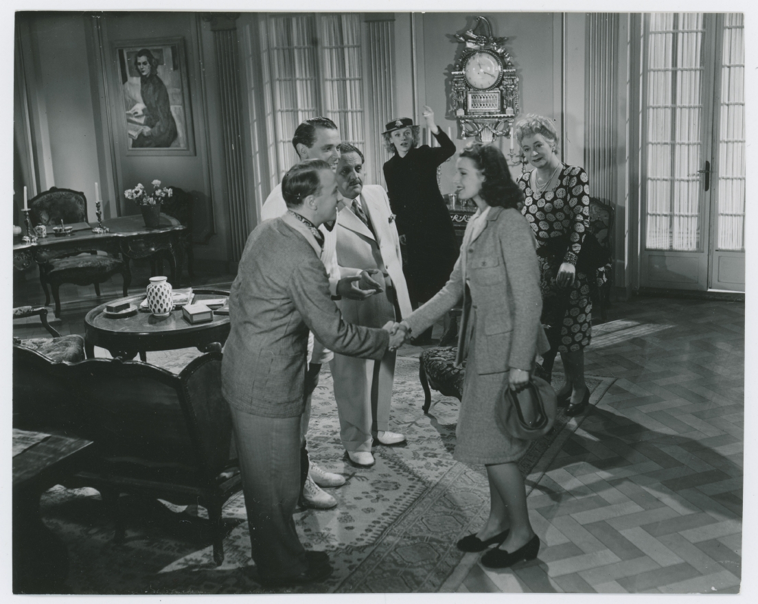 Åke Engfeldt, Annalisa Ericson, Marianne Gyllenhammar, Åke Jensen, and Hjördis Petterson in Stackars lilla Sven (1947)