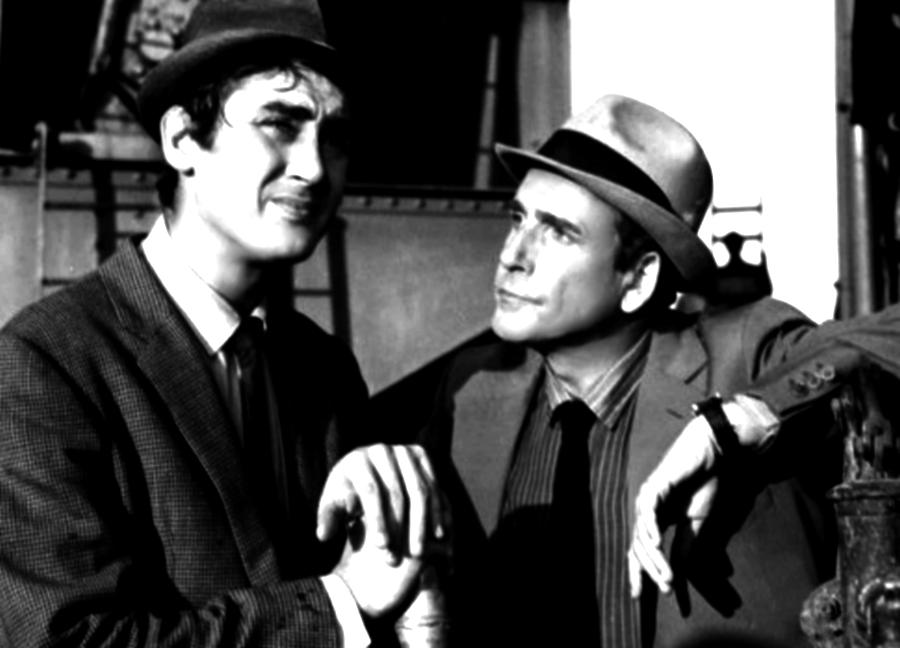 Rodolfo Bebán and Osvaldo Miranda in Las pirañas (1967)