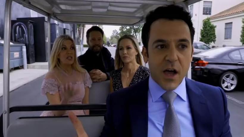 Jason Priestley, Fred Savage, Jennie Garth, and Tori Spelling in What Just Happened??! (2019)