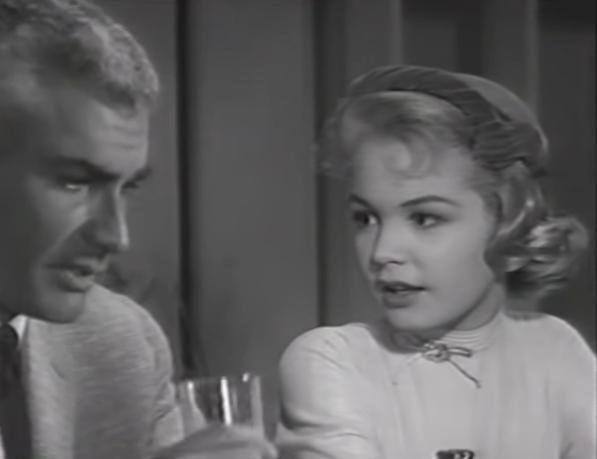 Sandra Dee and Jeff Chandler in A Stranger in My Arms (1959)