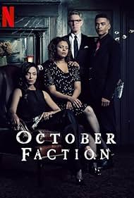 J.C. MacKenzie, Tamara Taylor, Gabriel Darku, and Aurora Dawson-Hunte in October Faction (2020)