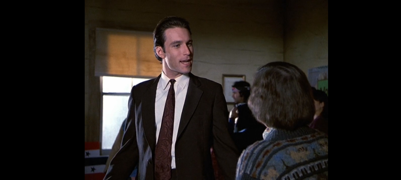 John Corbett and Peg Phillips in Northern Exposure (1990)