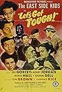 Tom Brown, Gabriel Dell, Leo Gorcey, Huntz Hall, Bobby Jordan, and Florence Rice in Let's Get Tough! (1942)