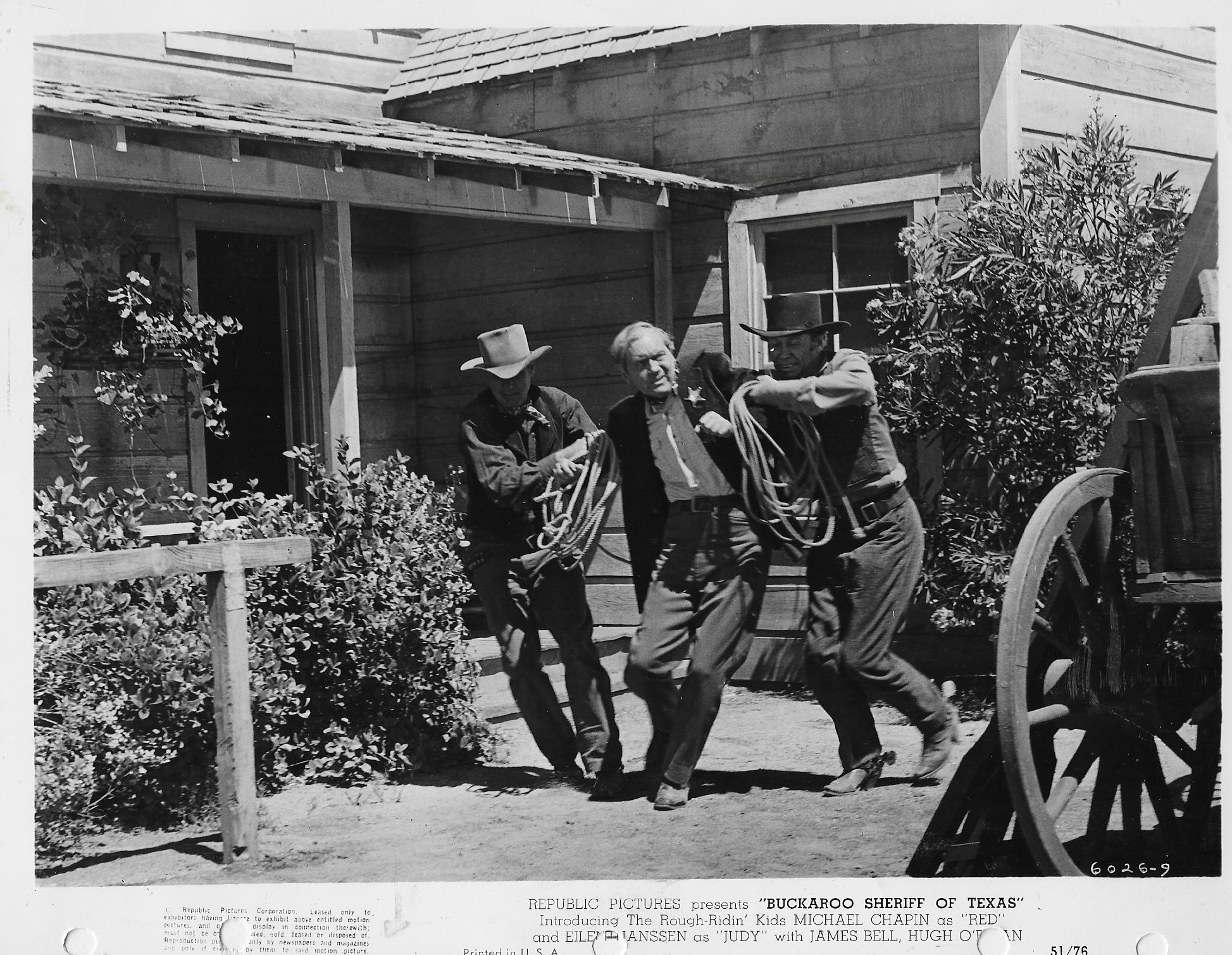 James Bell, Tommy Coats, and Cactus Mack in Buckaroo Sheriff of Texas (1951)