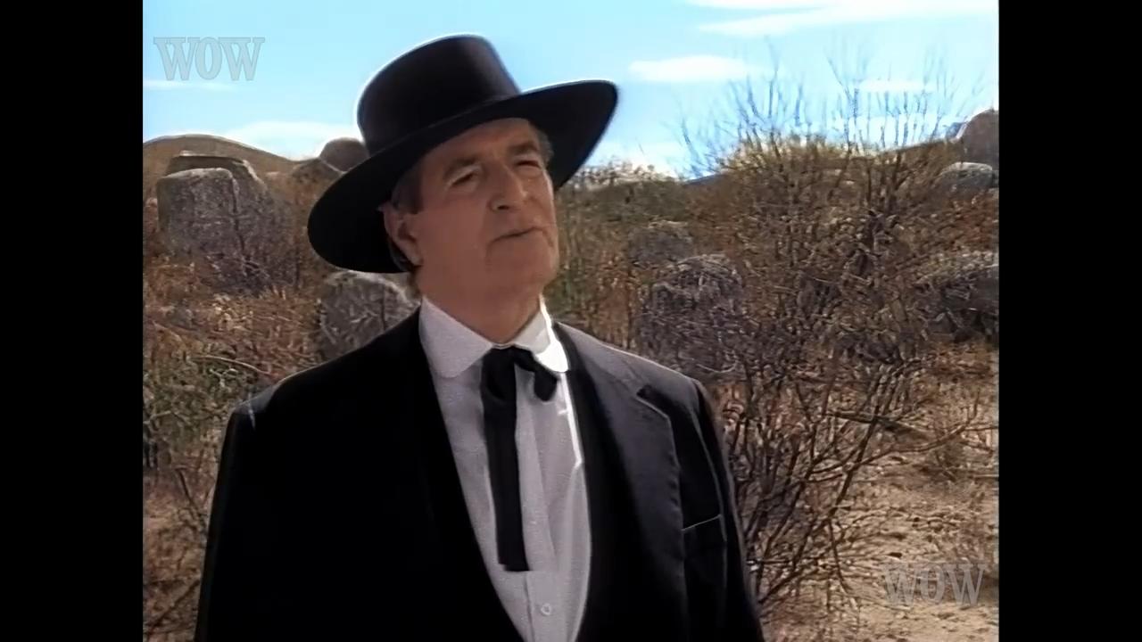 Hugh O'Brian in Wyatt Earp: Return to Tombstone (1994)