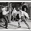 Richard Anderson, John Ericson, Archer MacDonald, and Edmund Purdom in The Student Prince (1954)