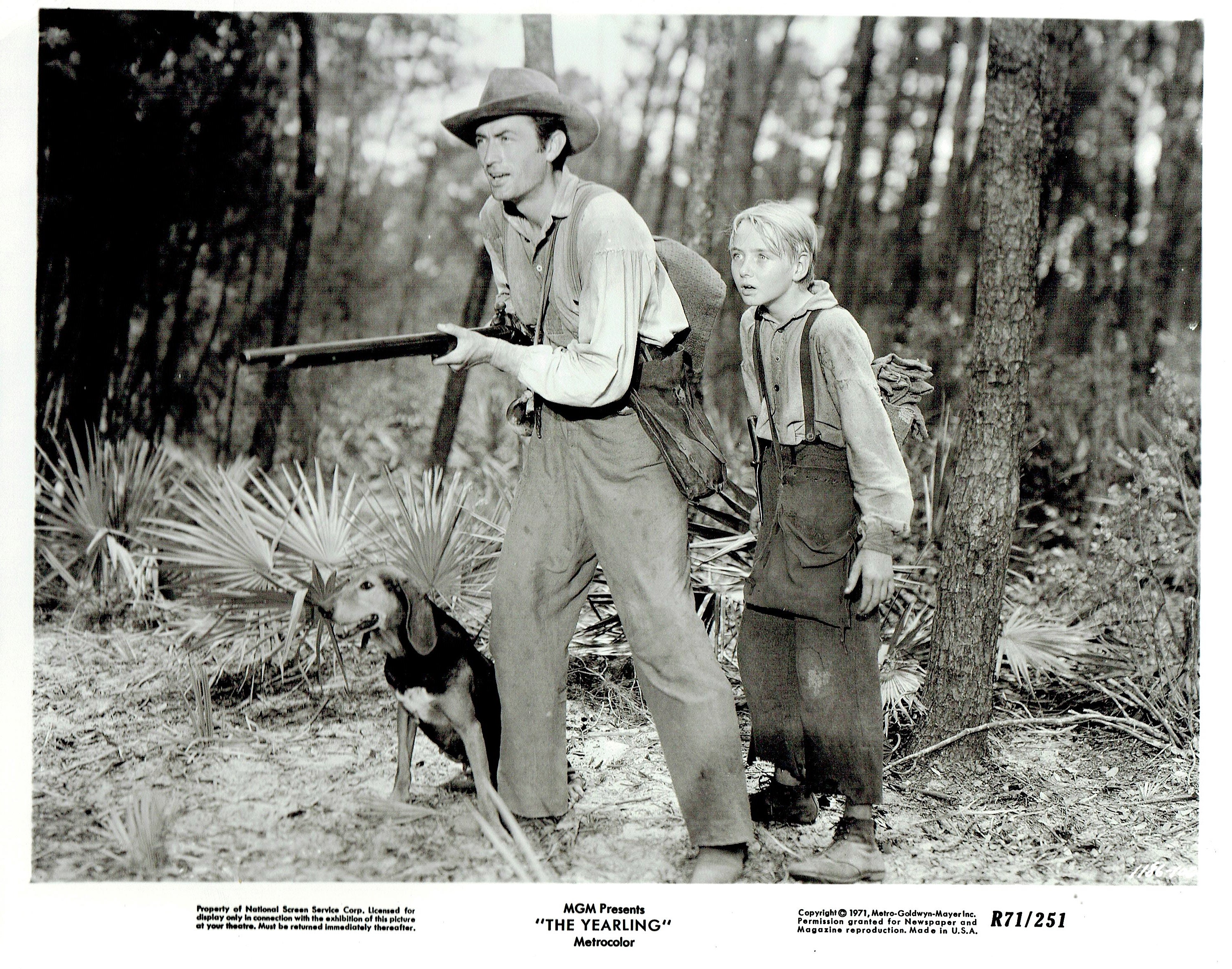 Gregory Peck and Claude Jarman Jr. in The Yearling (1946)