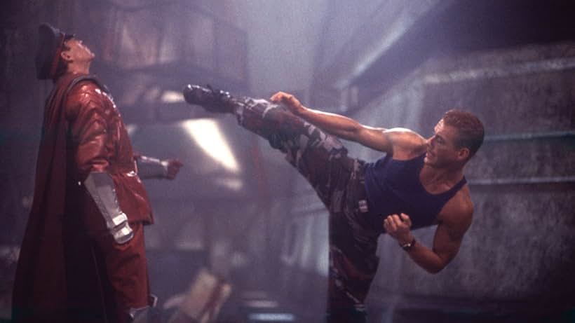 Jean-Claude Van Damme and Raul Julia in Street Fighter (1994)