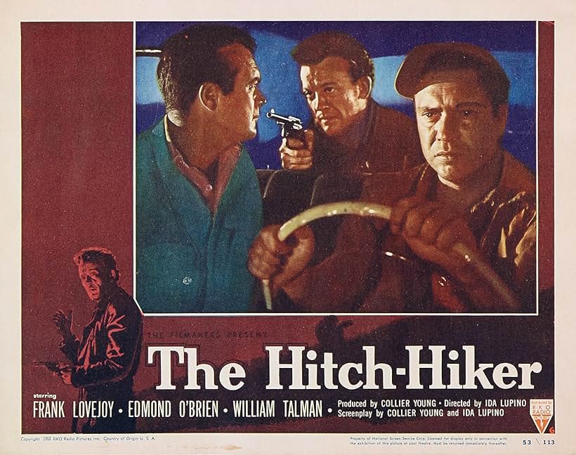 Frank Lovejoy, Edmond O'Brien, and William Talman in The Hitch-Hiker (1953)