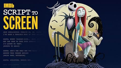 Watch the script for 'The Nightmare Before Christmas' come to life in a scene between Jack Skellington and Santa.