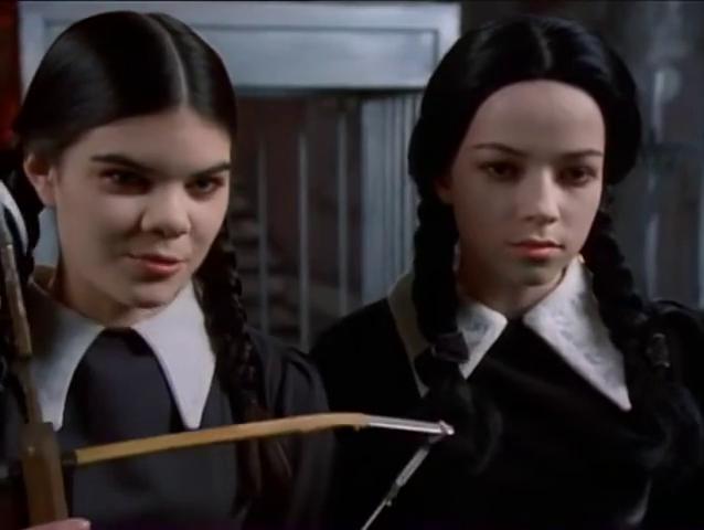 Brooklyn Brown and Nicole Fugere in The New Addams Family (1998)