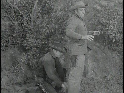 Richard Boone and Mort Mills in Have Gun - Will Travel (1957)