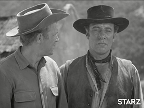 Steve McQueen and Mort Mills in Wanted: Dead or Alive (1958)