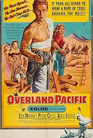 Peggie Castle, Adele Jergens, and Jock Mahoney in Overland Pacific (1954)