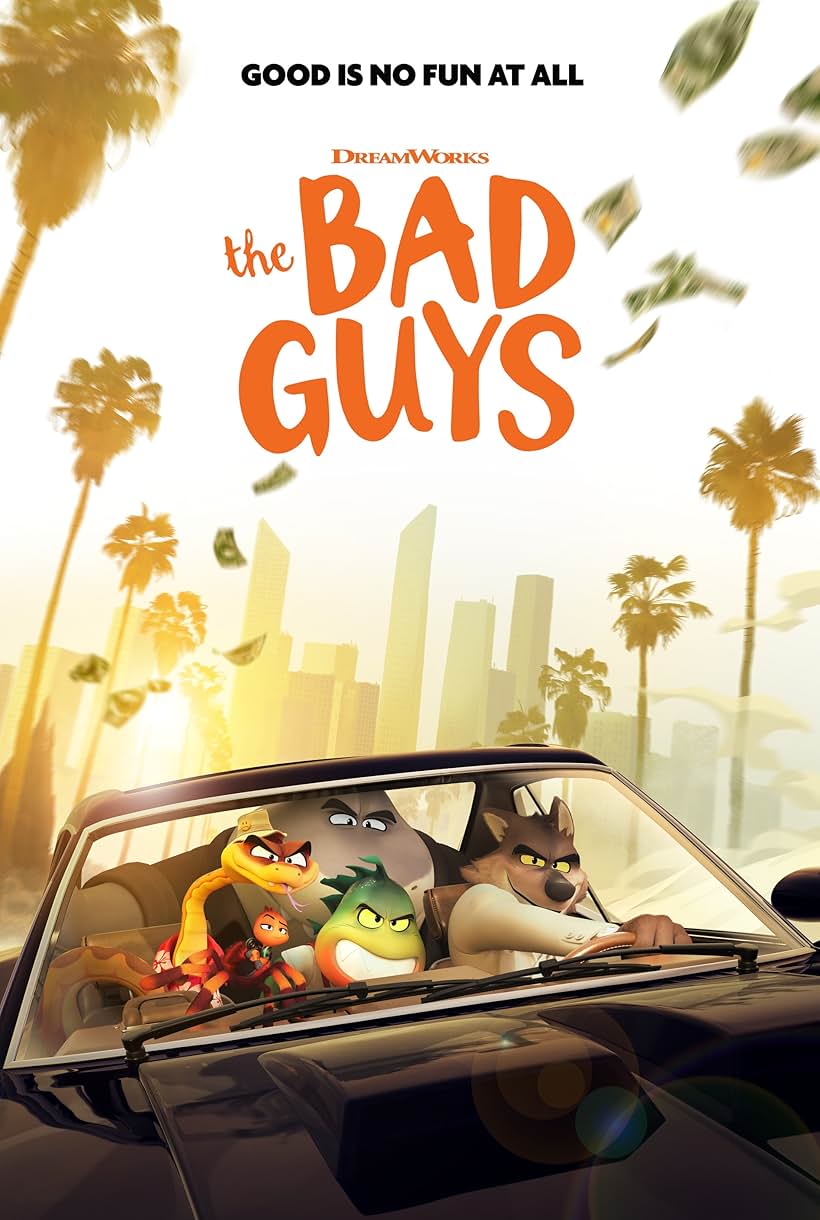 Sam Rockwell, Marc Maron, Craig Robinson, Awkwafina, and Anthony Ramos in The Bad Guys (2022)