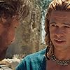 Brad Pitt and Sean Bean in Troy (2004)