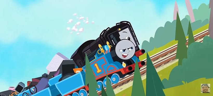 Shomoy James Mitchell, Aaron Barashi, Henry Harrison, and Meesha Contreras in Thomas & Friends: All Engines Go (2021)