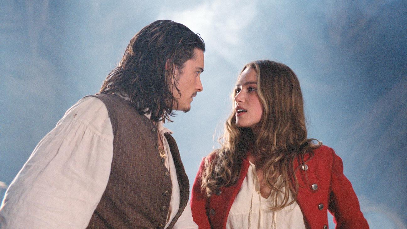 Orlando Bloom and Keira Knightley in Pirates of the Caribbean: The Curse of the Black Pearl (2003)