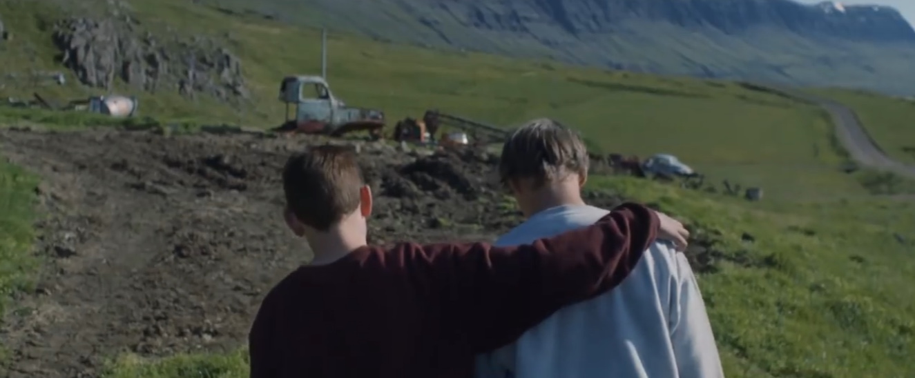 Blær Hinriksson and Baldur Einarsson in Heartstone (2016)