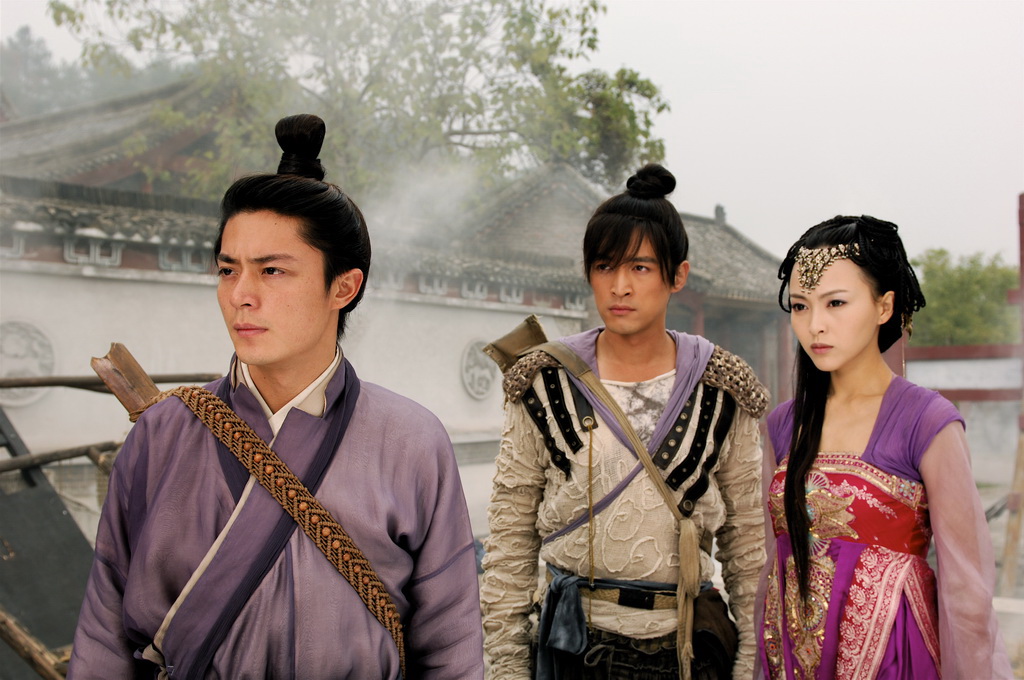 Wallace Huo, Ge Hu, and Yan Tang in Chinese Paladin 3 (2009)