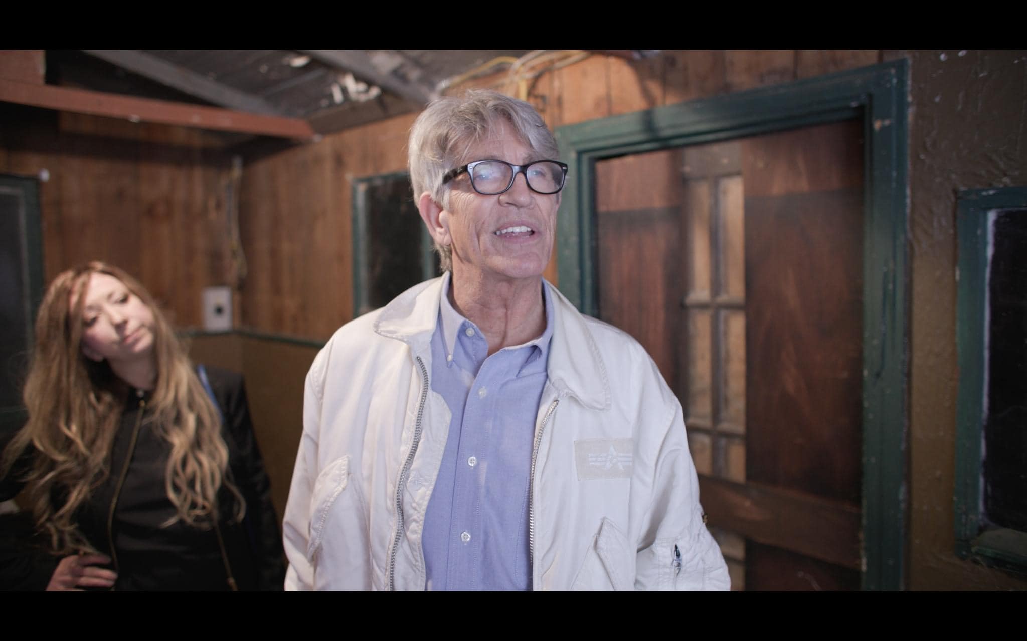 Eric Roberts and Elizabeth Noelle Japhet in Amityville Bigfoot (2024)