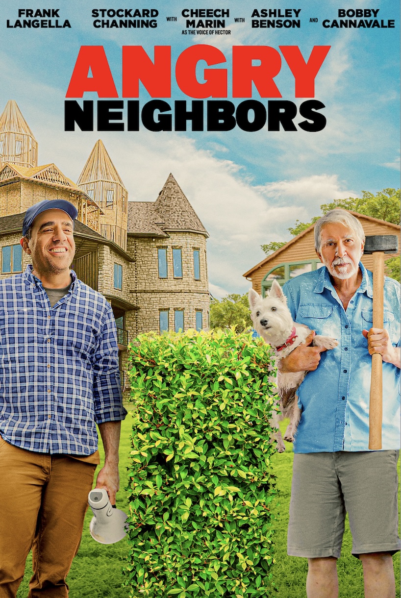 Frank Langella, Bobby Cannavale, and Kya in Angry Neighbors (2022)