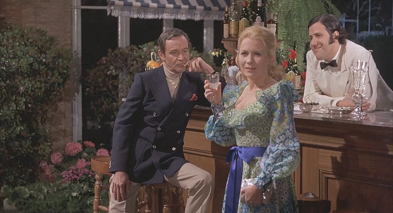 Jack Lemmon, Juliet Mills, and Giacomo Rizzo in Avanti! (1972)