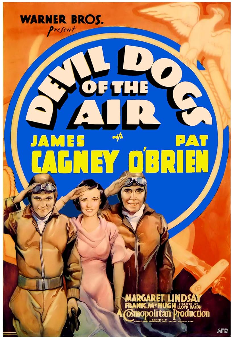 James Cagney, Pat O'Brien, and Margaret Lindsay in Devil Dogs of the Air (1935)