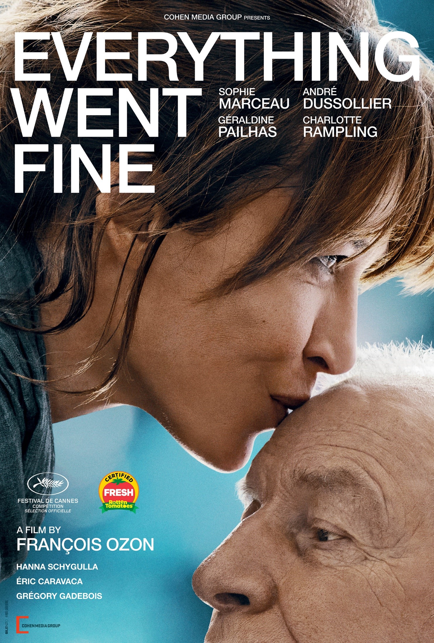 Sophie Marceau and André Dussollier in Everything Went Fine (2021)