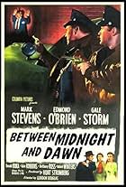 Donald Buka, Edmond O'Brien, Gale Robbins, Mark Stevens, and Gale Storm in Between Midnight and Dawn (1950)