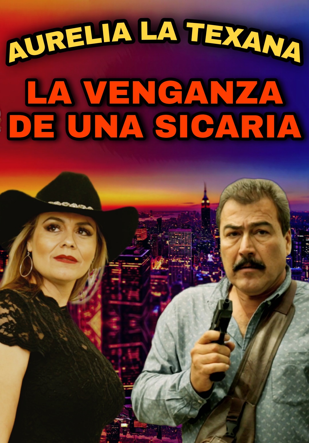 Jorge Aldama, Luis Huizar, and Vianey Huizar in Aurelia La Texana (2022)