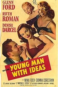 Nina Foch, Glenn Ford, Denise Darcel, and Ruth Roman in Young Man with Ideas (1952)