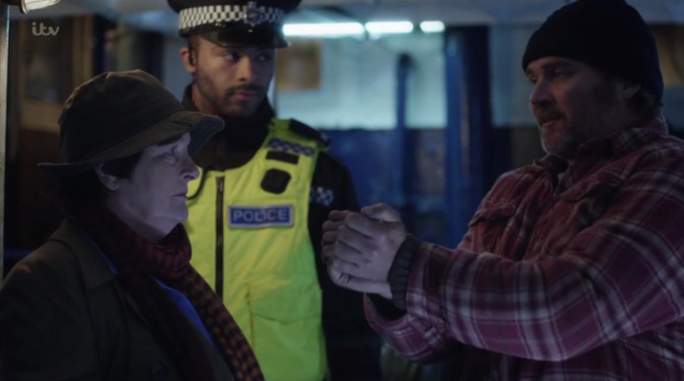 Brenda Blethyn, Alex Ferns, and Lloyd Mullings in Vera (2011)