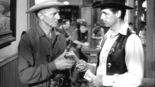 Rory Calhoun and Bruce Bennett in The Texan (1958)