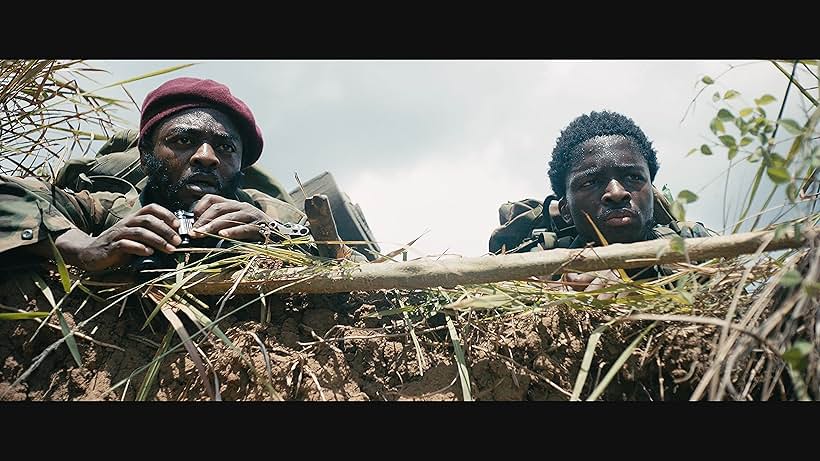 Marc Zinga and Stéphane Bak in The Mercy of the Jungle (2018)