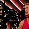 Brian Blessed and Sam J. Jones in Flash Gordon (1980)