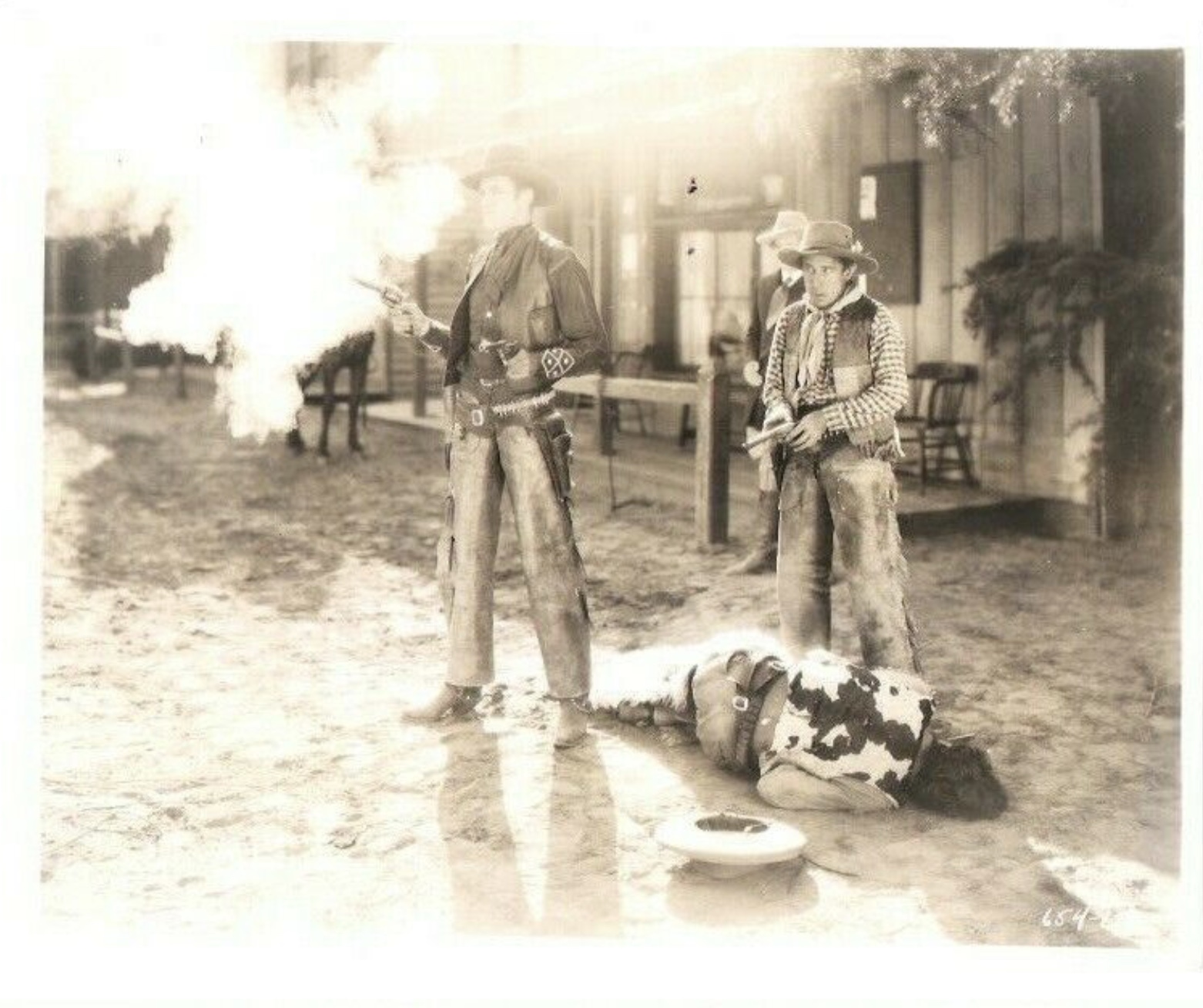 Gary Cooper and Ernie Adams in Nevada (1927)